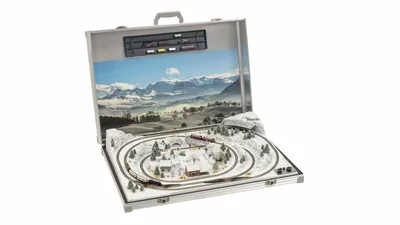 Produktbild von NOCH 88308, Eisenbahn-Modell, Vormontiert, Z (1:220), Interlaken, Junge/Mädchen, Aluminium, Schaum