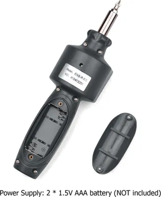 Zdjęcie produktu dla Cyfrowy zestaw śrubokrętów z 1,2-calowym wyświetlaczem LCD i kluczem dwustronnym do przechowywania danych w trybie szczytowym z 10-częściowym futerałem dla elektryków