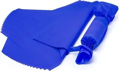 Obrázek produktu pro Hladký hedvábný papír 20 g 38 x 50 cm Modrá chrpová modř - dekorativní - 100 listů