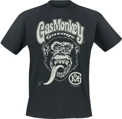 Produktbild von Gas Monkey Garage T-Shirt Herren Big Brand Logo schwarz M