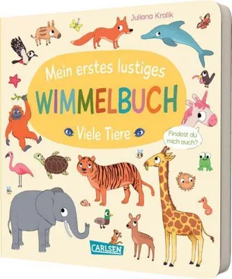 Immagine prodotto di Mein erstes lustiges Wimmelbuch: Viele Tiere