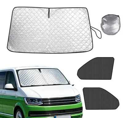 Produktbild von Auto Sonnenblenden für die Windschutzscheibe Set von 3