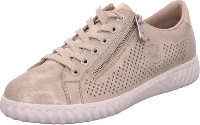 Produktbild von Rieker Damen Schnürschuhe 22393-36, 22393-37, 22393-38, 22393-39, 22393-40, 22393-41, 22393-42 RIE-N0901 lightgold/muschel 42