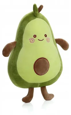 Produktbild von Avocado Plüschtier Kuscheltier Süßes Avocado Stofftier 30cm