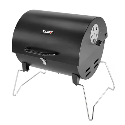 Produktbild von TAINO CHAROX Holzkohlegrill Tragbar Kompakter Tischgrill Camping Balkon Mit Kohlewanne