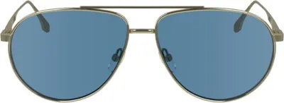 Image de Victoria Beckham - Blouson aviateur et lunettes de soleil pour femme SY3761 (taille unique) (bleu)