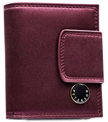 Obrázek produktu pro Peterson dámská peněženka z přírodní a ekologické kůže fialová RFID 10,5x8,5 cm