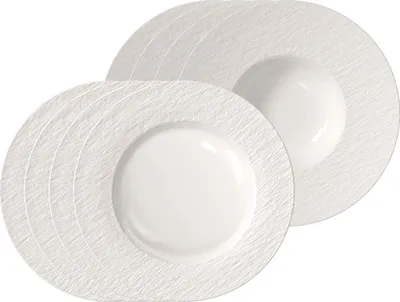 Produktbild von Villeroy & Boch Manufacture Ice Teller-Set 8-teilig