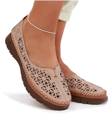 Produktbild von Damenturnschuhe Ausgearbeitete Ballerinas Sergio Leone SP-006 Rosa 39