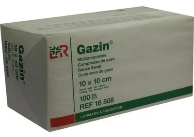 Obrázok produktu pre Gazin OP kompresy 10x10 cm, 100 ks KOM