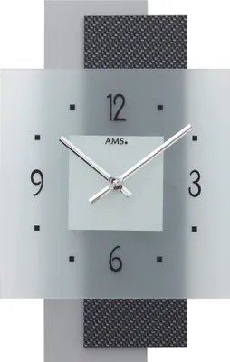 Produktbild von AMS Quarz-Wanduhr, Quarzwerk, 22x36x5cm, 9243
