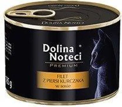 Produktbild von Dolina Noteci Cat Hähnchenbrustfilet mit Sauce 185g