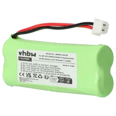 Produktbild von vhbw Akku kompatibel mit Dogtra 1803NC receiver, 1804NC receiver, 1800NC receiver, 1800 Receiver Hundehalsband Hunde-Trainer (300 mAh, 4,8 V, NiMH)