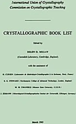 Immagine prodotto di Crystallographic Book List