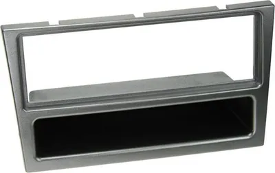 Zdjęcie produktu dla Adapter frontowy 1-DIN z schowkiem kompatybilny z Opel Corsa aluminium