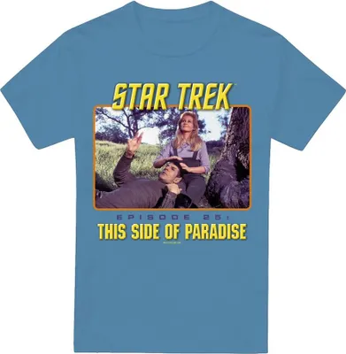 Obrázok produktu pre Star Trek - Tričko "Episode 25" pre mužov TV5745 (L) (Carolina Blue)