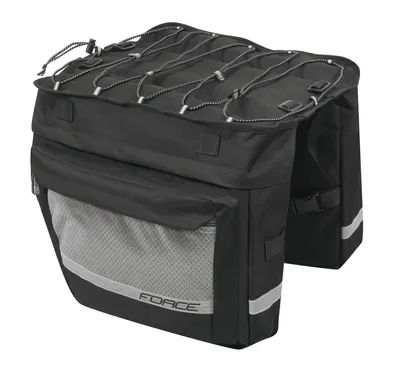 Produktbild von Force Noem Carrier Doppelte Fahrradreisetasche Black 18 L