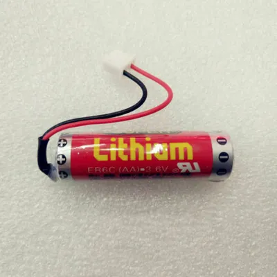 Obrázek produktu pro Topchances PLC Battery Náhradní baterie kompatibilní s MAXELL ER6C AA 3,6V 1800mAh pro Mitsubishi FX F2-40BL s konektorem