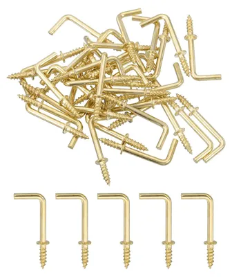 Obrázok produktu pre Uhlíkové L-držiaky, 18,9 cm, 40 kusov, na montáž na stenu