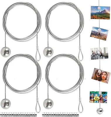 Produktbild von Famanu Fotokabel mit 48 Magneten - 2 m x 1,5 mm, rostfrei