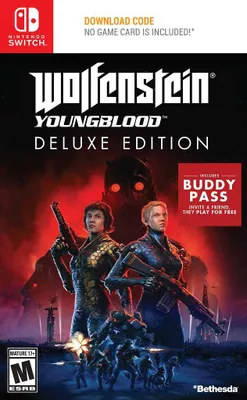 Obrázek produktu pro Wolfenstein: Youngblood (Switch) Code in Box (US Region Locked)