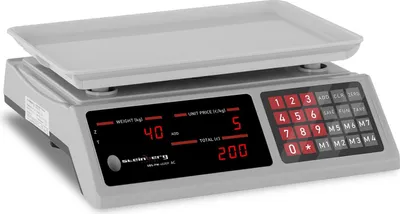 Immagine prodotto di Expondo Steinberg Systems Bilancia di controllo - 40 kg / 2 g - 33,7 x 23,1 cm - 6 LED