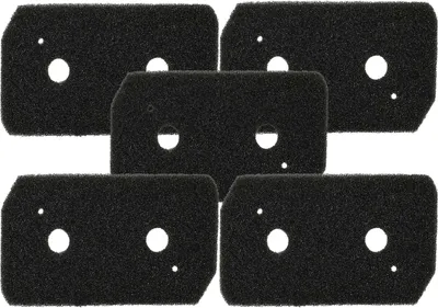 Produktbild von vhbw 5x Schaumfilter kompatibel mit Siemens iSensoric WT43H271FG/03, WT43H271FG/04, WT43H201NL/04, WT43H271FG/01, WT43H201NL/03 Wäschetrockner
