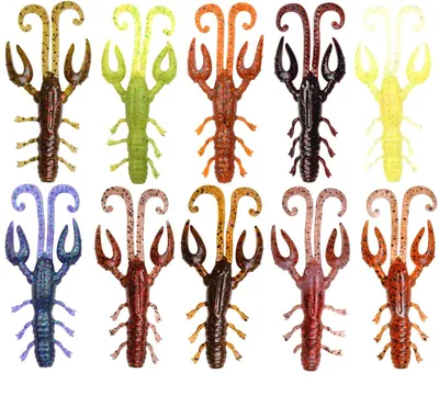Produktbild von Spro Scent Series Insta Craw 6,5cm 2,5g - 7 Gummikrebse, Farbe:Caramel Disco