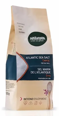 Zdjęcie produktu dla Sól morska atlantycka - gruboziarnista 500 g