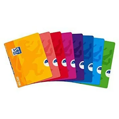 Zdjęcie produktu dla Zeszyt Oxford openflex zszywany 48 kartek 4x4 plastikowa okładka a5+ kolory -opakowanie 10u-