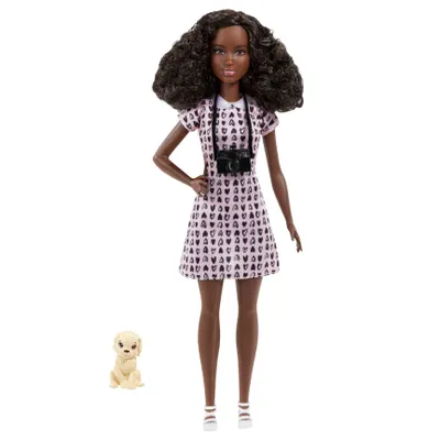Image de Mattel DVF50, HCN10 - Poupée Barbie photographe animalier