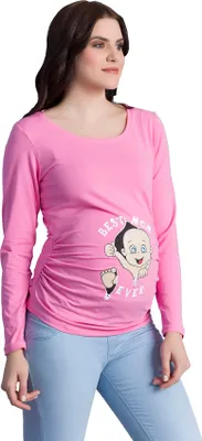 Produktbild von Umstandsshirt Langarm Best Mom Ever mit Motiv Schwangerschaft M.M.C.