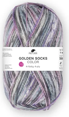Produktbild von Pro Lana GOLDEN SOCKS color 100 g 4-fach Sockenwolle 420 m Farbe 719