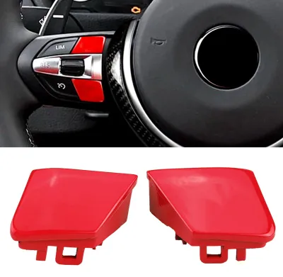 Image de 1 paire de boutons de changement de mode M1 M2 pour volant de voiture M3 M4 F80 F82 F83 rouge