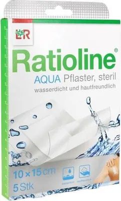 Obrázek produktu pro Ratioline Aqua náplasti sterilní 10 x 15 cm, 5 náplastí