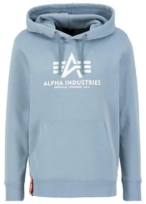 Produktbild von Alpha Industries Herren Basic Hoody Kapuzensweat Für Kapuzenpullover, Greyblue,