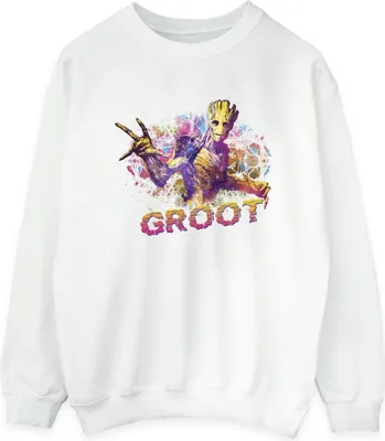 Produktbild von Marvel - "Guardians Of The Galaxy" Sweatshirt für Damen BI19442 (S) (Weiß)