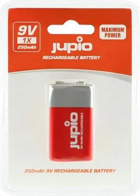 Zdjęcie produktu dla Bateria Jupio 9V 250mAh 1szt, akumulator