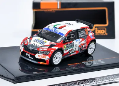 Zdjęcie produktu dla Skoda Fabia RS Rally2 nr 38 M.Locatelli/S.Tiraboschi Rallye Monte Carlo 2024 IXO 1:43