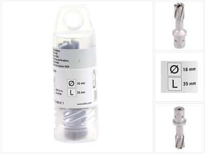Zdjęcie produktu dla Fein 1x ultra wiertło rdzeniowe z węglików spiekanych z uchwytem QuickIN Ø 16 mm - 63127090017