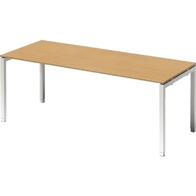 Produktbild von BISLEY Schreibtisch Cito Maße: 200 x 65-85 x 80 cm (B x H x T) 3-Schicht-Spanplatte, melaminharz Farbe der Tischplatte: buche