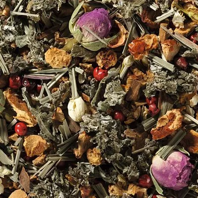 Produktbild von 1 kg  Kräuterteemischung Faulenzer Mischung ohne Zusatz von Aroma