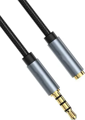 Produktbild von INF 5m Schwarz 3,5mm Klinke Stecker auf Buchse Audio Verlängerungskabel