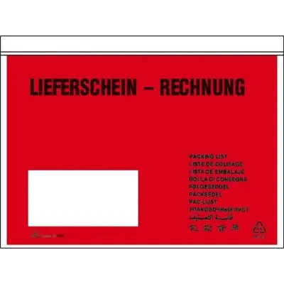 Produktbild von RNK Begleitpapiertasche C5 sk LIEFERSCHEIN-RECHNUNG