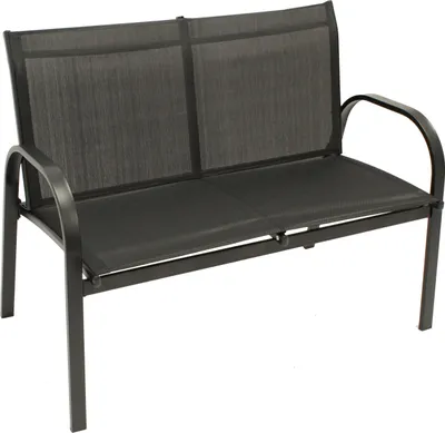 Produktbild von DEGAMO Loungeset Sitzgruppe Lounge Gartenset ARONA 4-teilig, Metall + Kunstgewebe schwarz