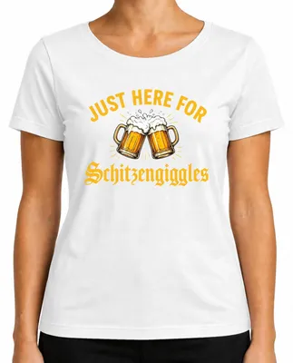 Immagine prodotto di Maglietta da festa a tema "Schitzengiggles", birra, abbigliamento tradizionale, pantaloni di pelle, maglietta da donna, bianca, taglia 3XL
