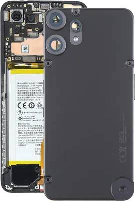 Produktbild von Für Nothing CMF Phone 2 Pro Akkudeckel Backcover Kamera Linse Ersatzteil Schwarz