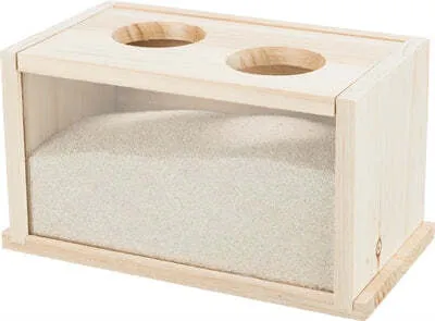 Produktbild von Trixie Holzsandbad für Mäuse / Hamster