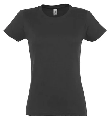 Image de SOLS - T-shirt « Imperial » pour femmes LT1666 (S) (gris foncé uni)