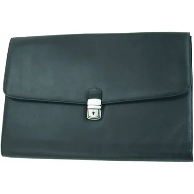 Image de Serviette Alassio UDINE imitation cuir noir 41014